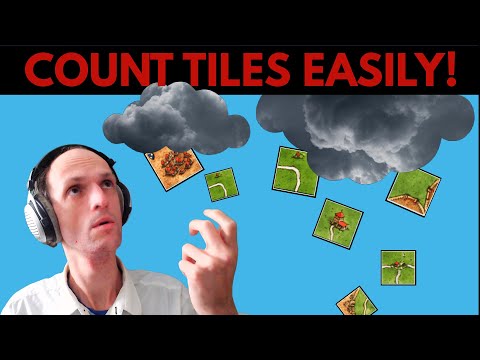 How To Count Tiles In Carcassonne - YouTube