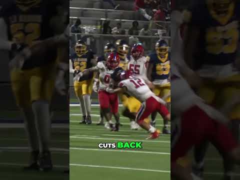 La Marque QB Deuce Walker zigged and zagged, then lowered his shoulder
