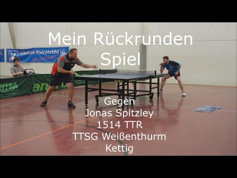 KreisOberliga | Mein Einzel gegen J.Spitzley | TTSG Weißenthurm/Kettig