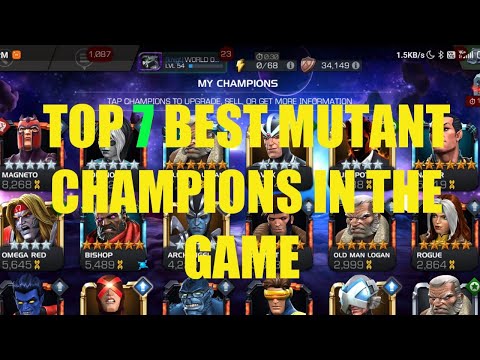 TOP 7 BEST MUTANT CHAMPIONS |MARVEL CONTEST OF CHAMPIONS