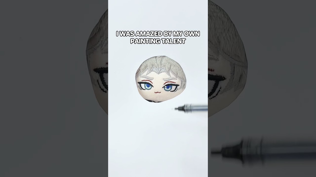 I WAS AMAZED BY MY OWN PAINTING TALENT #dmc #dante #anime #plushshop #vergil