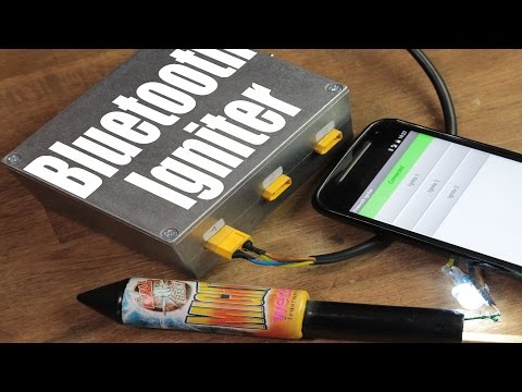 Make your own Remote Bluetooth Firework Igniter Video