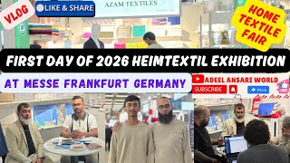 First Day of 2026 Heimtextil Exhibition | Frankfurt Germany | Home Textile Fair 