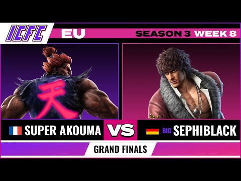 Super Akouma (Akuma) vs Sephiblack (Miguel) Grand Finals ICFC Tekken 7 EU Season 3 Week8