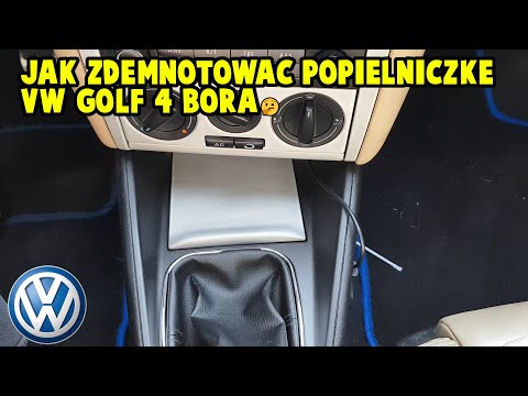 Demontaż popielniczki VW Golf 4/Bora/Ashtray remove golf 4/bora