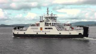 preview picture of video 'MV Loch Shira Departing Largs'
