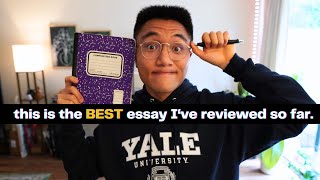 Editing YOUR College Essays | The BEST Essay I