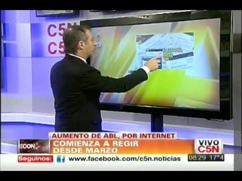 C5N - ECONOMIA: CONSULTA Y PAGO DE ABL POR INTERNET