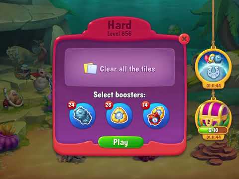 Fishdom level 856 - no boosters