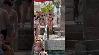 ☀️Magic Of The Pamukkale turkey Swimming Pool Nice -Sunny Day?️ #pamukkale #cleopatra #pool