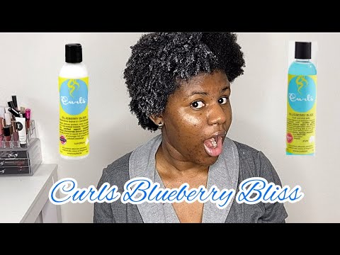Wash N Go on SHORT Natural Hair| CURLS Blueberry Bliss...
