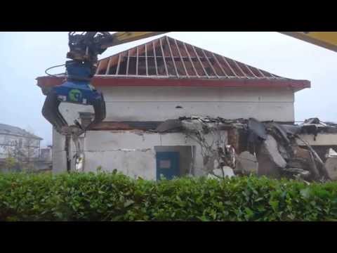 Newtownbreda Primary School being demolished.