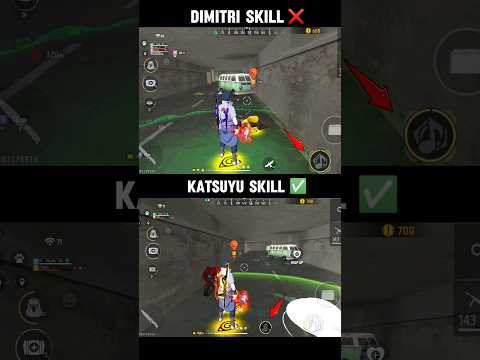 Dimitri Skill ❌ Katsuyu Skill ✅ Free Fire x Naruto