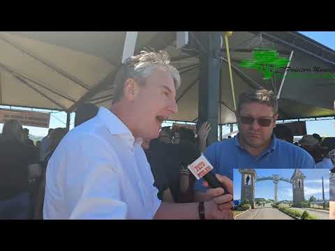 SÃO PEDRO DAS MISSÕES PARTICIPOU DE UM EVENTO AO LADO DO GOVE. EDUARDO LEITE - INAUGURAÇÃO DA ERS528