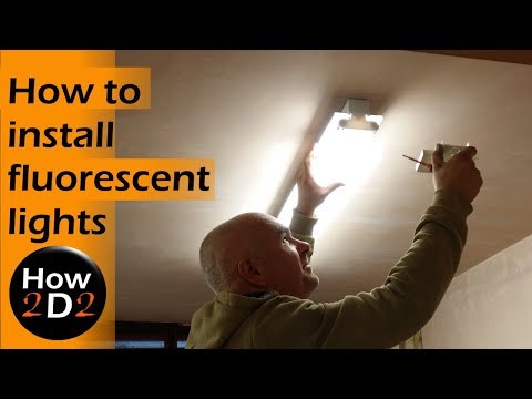Installing fluorescent lights how to install high frequency ...