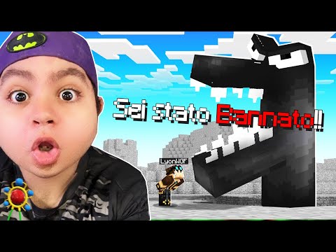 HO BANNATO MIO FRATELLO DAL MIO SERVER DI MINECRAFT!!