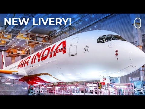 Fresh Look: Air India Shows Off Airbus A350 In New Livery