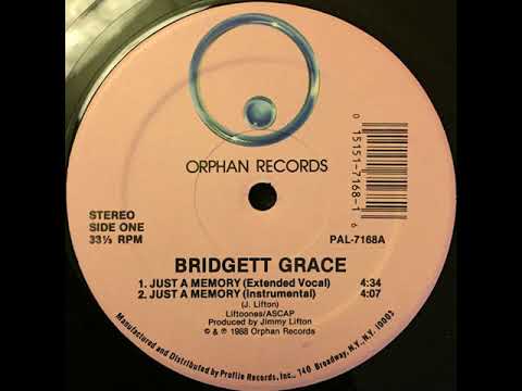 Bridgett Grace ‎– Just A Memory (Dream Dub)