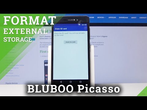How to Format SD Card in BLUBOO Picasso – Remove All Data Stored on SD