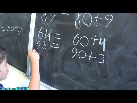 2/3 Lectia 1828 - Clasa 0 - Adunarea a doua numere din doua cifre impreuna cu Victor