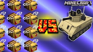 【Minecraft】ハチvs戦車【茶番・アドオン紹介】【ゆっくり】