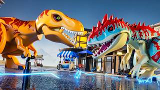 T-Rex vs Indominus Rex LEVEL 40 no LEGO Jurassic World