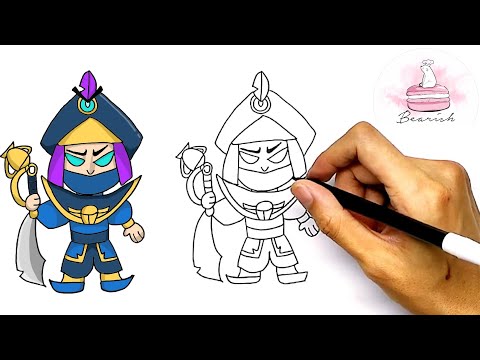 How To Draw Brawl Stars Rogue Mortis Step by Step