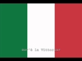 National Anthem of Italy Instrumental with lyrics 