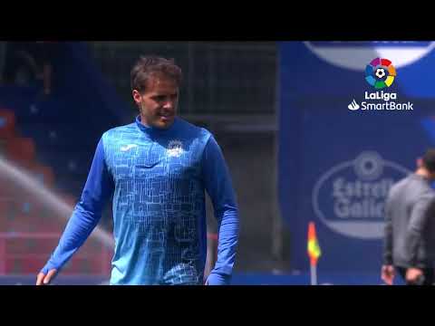 Calentamiento CD Lugo vs CF Fuenlabrada