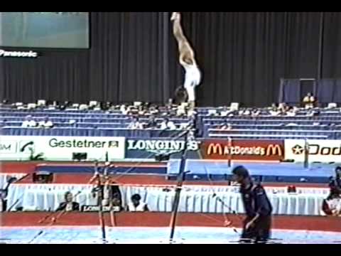 11th Team FRA Karine Boucher UB - 1991 World Gymnastics Championships 9.625