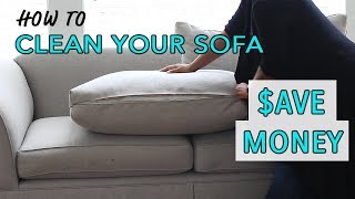 DIY How to Clean Your Sofa| SAVE MONEY!!!