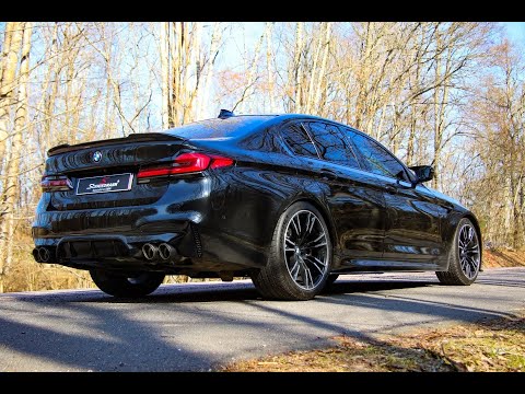 BMW M5 F90 - Akrapovič exhaust sound + BMW Performance suspension install