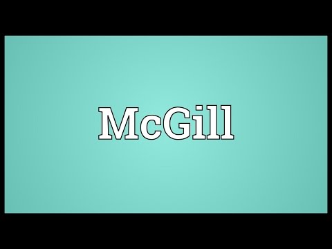 McGill Meaning