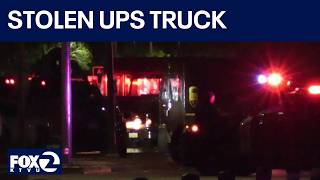 Suspect steals UPS truck, engages in Fremont police standoff | KTVU