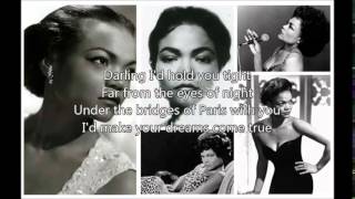 EARTHA KITT - Under the Bridges of Paris（1953）with lyrics