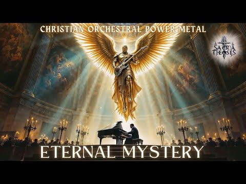 Eternal Mystery (Lyric Video) | Adoro Te Devote & Other Hymns, Christian Orchestral Power Metal #ai