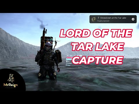 Death Stranding 2 Showdown at the Tar Lake trophy Guide The Lord Of The Tar Lake BT Step By Step