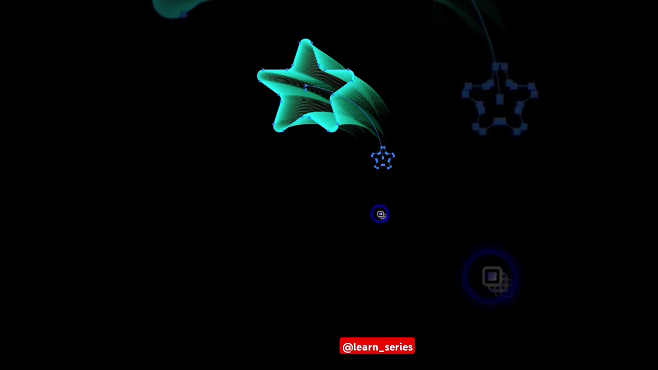 Create Abstract Shapes inside Adobe Illustrator #adobe #adobeillustrator #graphicdesign #design