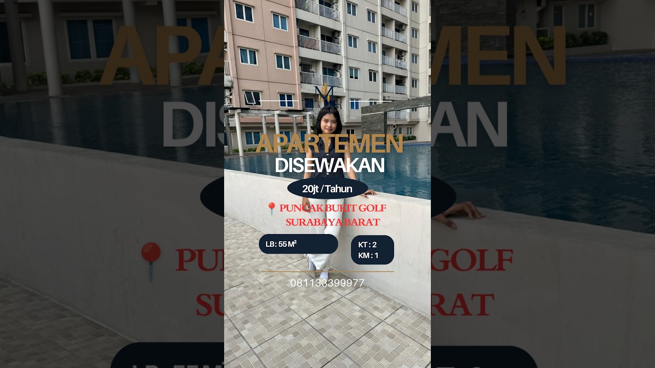 Sewa Kontrakan Apartemen Puncak Bukit Golf Murah Dekat Citraland