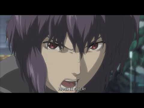 ghost in the shell sac - motoko kusanagi losing her composure