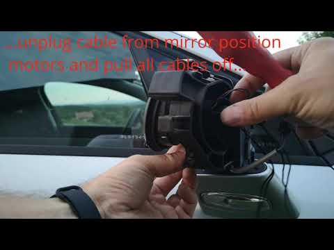 Citroen C5 : side mirror folding motor replacement