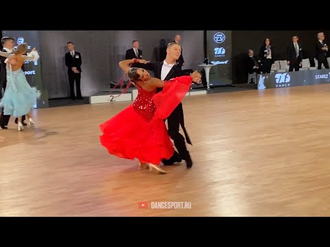 Yaroslav Kiselev - Sofia Philipchuk | Slow Foxtrot | WDSF European Ch. Youth 10 Dance - Brno 2020