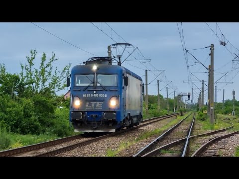 Horn Concert by electric locomotive / Concert de goarne de la locomotiva electrică TransMontana 030