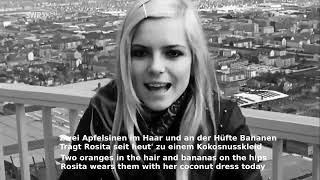 A Banda (Zwei Apfelsinen Im Haar) MV by France Gall (English &amp; German Lyrics) [Allemand Paroles]