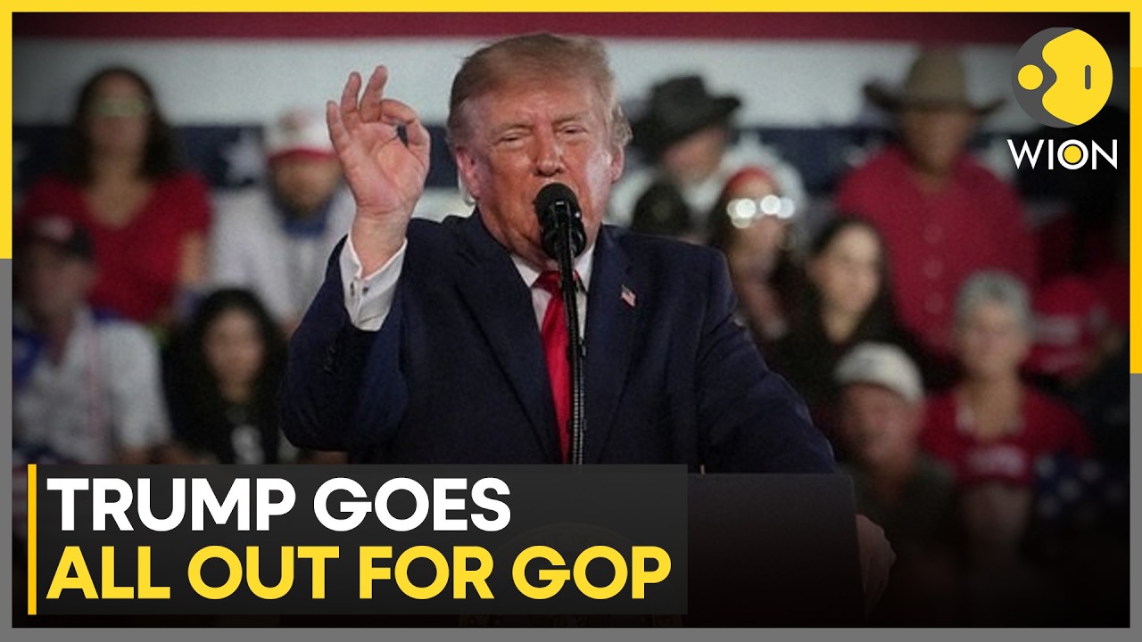 US Midterms: President Trump Makes Final Push For Republican Victory | WION News