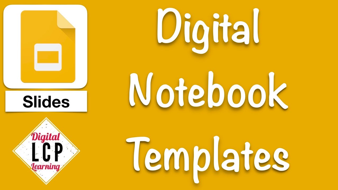 Create Digital Notebook Templates In Slides