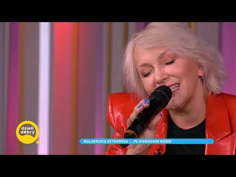 Małgorzata Ostrowska z utworem "Po niebieskim niebie" w Dzień Dobry TVN!