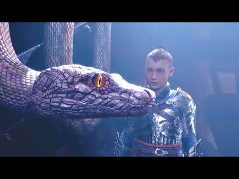 Loki Use Giant Soul To Create World Serpent Scene
