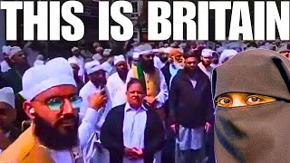 NOISY ISLAMIC MARCH IN BRITAIN
