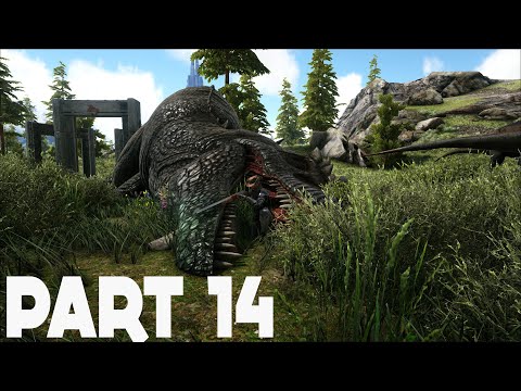 ARK Survival Evolved :: Valguero DLC :: SOLO GIGANOTOSAURUS TRAP AND TAME!!